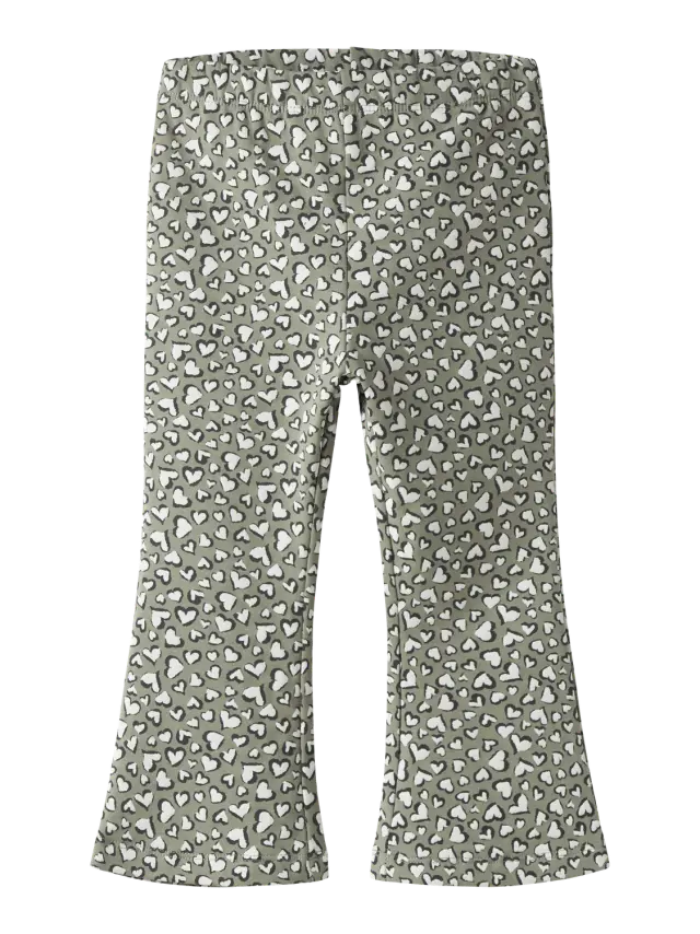 Name It Παντελόνι κοριτσίστικο πλεκτό Γκρι NMFBEARTA SWEAT FLARE PANT UNB - 13252749