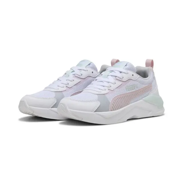 Puma X-Ray 3 LT Jr (401493-04) - Λευκό-Ροζ 2