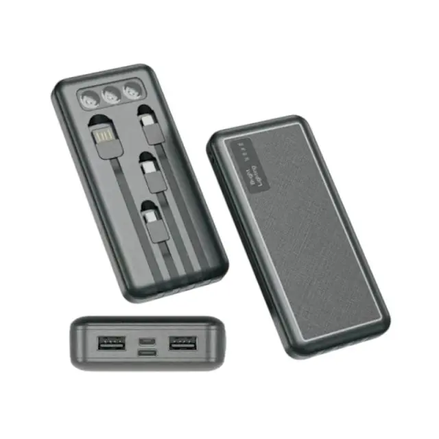 Powerbank - 4 in 1 - 10.000mAh - YZB0817 - 208173 - Black
