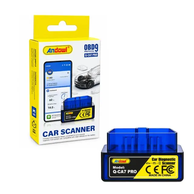 Andowl Διαγνωστικό Αυτοκινήτου OBD2 Bluetooth 5.1 Q-CA7 Pro – OBD2 Car Diagnostic Scanner 0751247