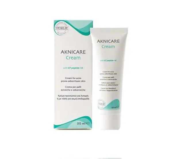 Synchroline Aknicare Face Cream Σμηγματορρυθμιστική και Ενυδατική Κρέμα Προσώπου με ματ Αποτέλεσμα, 50ml