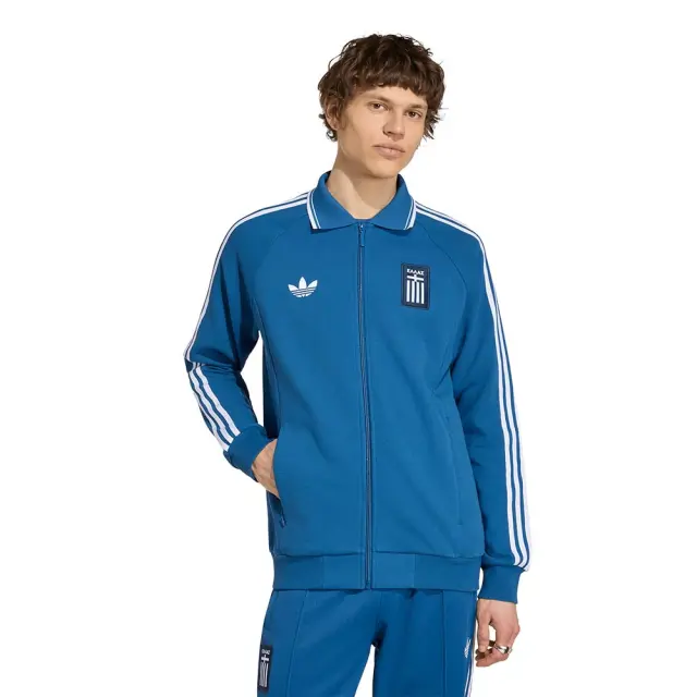 adidas Originals Men's EPO Greece Away Anthem Full-Zip Jacket Μπλε KQ9584 (adidas Originals)
