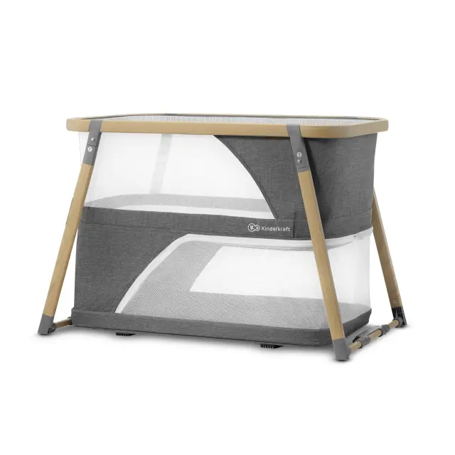 Kinderkraft Sofi Βρεφικό Λίκνο και Παρκοκρέβατο 4 σε 1 Grey
