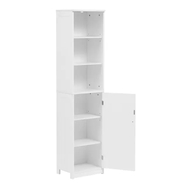 Ντουλάπι-στήλη Desilia pakoworld mdf λευκό 37x30x160εκ 3