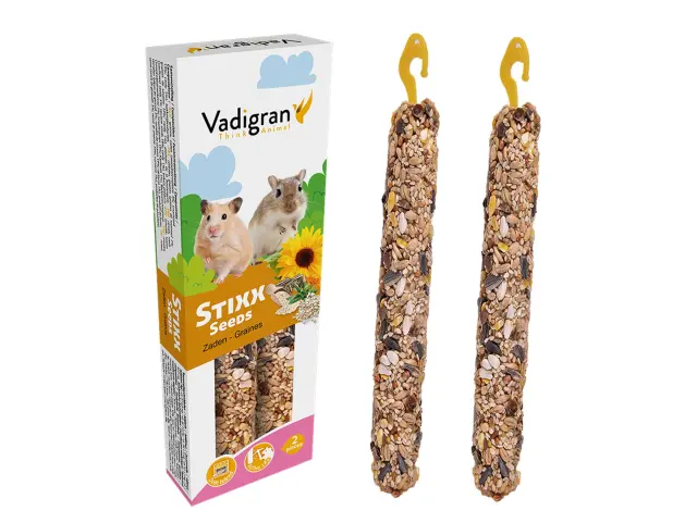 Vadigran Stixx Hamster & Gerbil Seeds Στικς με Σπόρους για Χάμστερ & Τζέρμπιλ 2τμχ 140gr 3