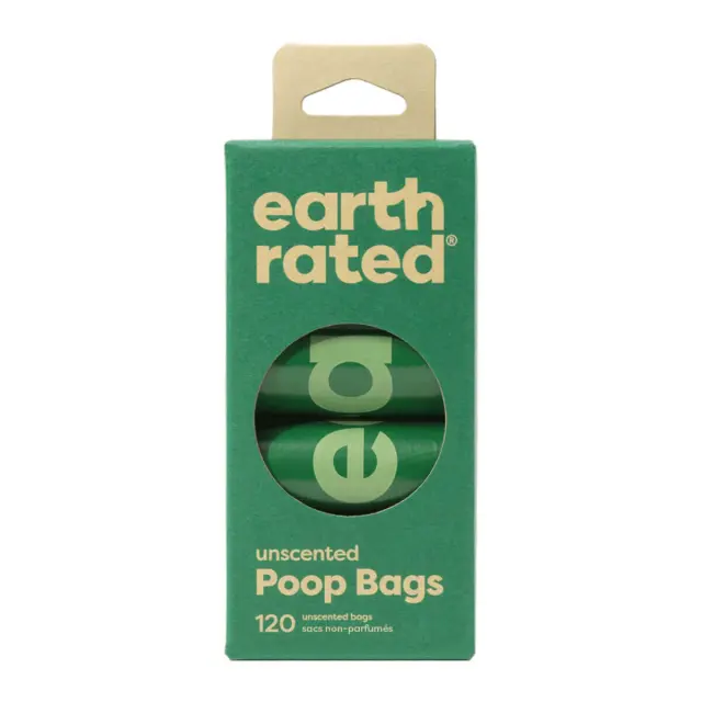Earth Rated Eco Friendly Σακούλες Υγιεινής Χωρίς Άρωμα (8ρολά/120τμχ) Μονόχρωμο