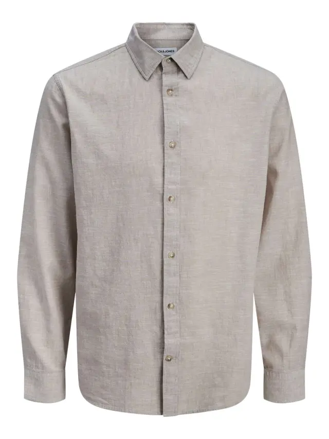 JJESUMMER LINEN BLEND SHIRT L/S SN String