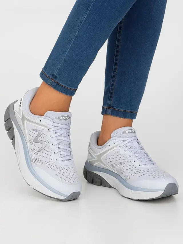 MBT Sneakers Γυναικείο ύφασμα Άσπρο MBT/1500 LACE UP WHITE 2