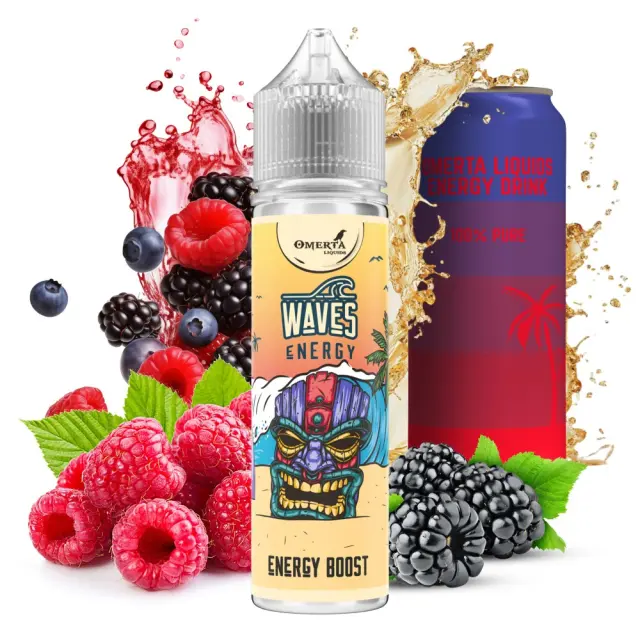 Energy Boost 15ml (60ml) - Waves Energy by Omerta