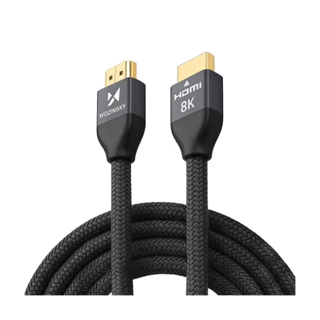 Wozinsky HDMI 2.1 Cable 8K 60 Hz 48Gbps / 4K 120Hz / 2K 144Hz 5m Silver