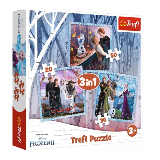 Παζλ Trefl Disney Frozen 3 σε 1