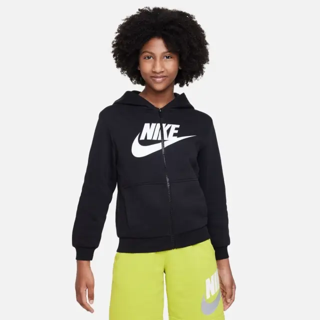 Nike Fleece ΠΑΙΔΙΚΗ ΖΑΚΕΤΑ (FD2990-010) - Μαύρο - S 8-10 ετών
