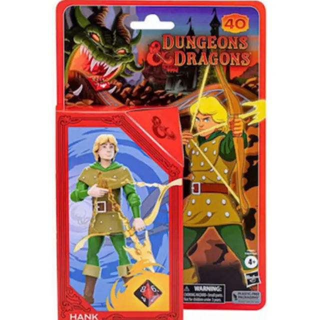 Hasbro Fans - Dungeons Dragons Retro Collection: Hank Action Figure (15cm) (Excl.) (F4882)