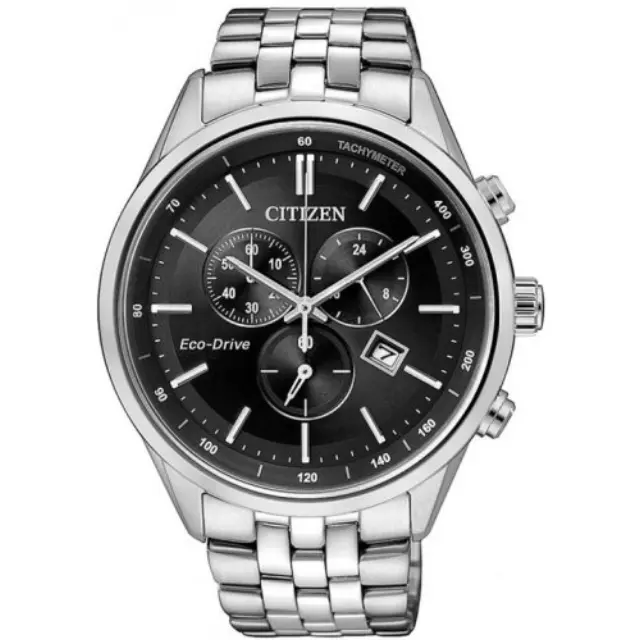 Citizen Eco Drive, Men's Chronograph Watch, Silver Stainless Steel Bracelet AT2141-87E