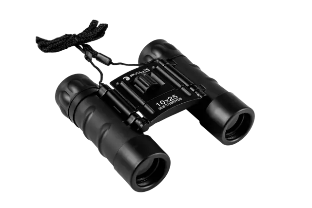 FALX Optics Compact 10x25mm Κιάλια Αναδιπλούμενα Roof BAK-7 Μαύρα 3