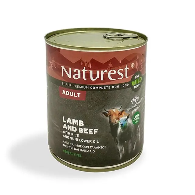 Naturest Adult Beef and Pork with Garden Veggies & Rice 800gr