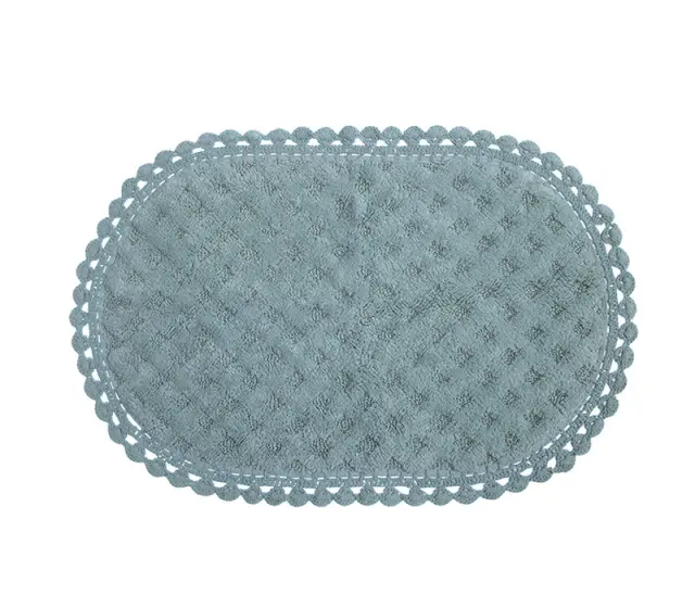 Χαλάκι Μπάνιου 55x85 Nef-Nef Homeware Μονόχρωμο Touch DUSTY AQUA