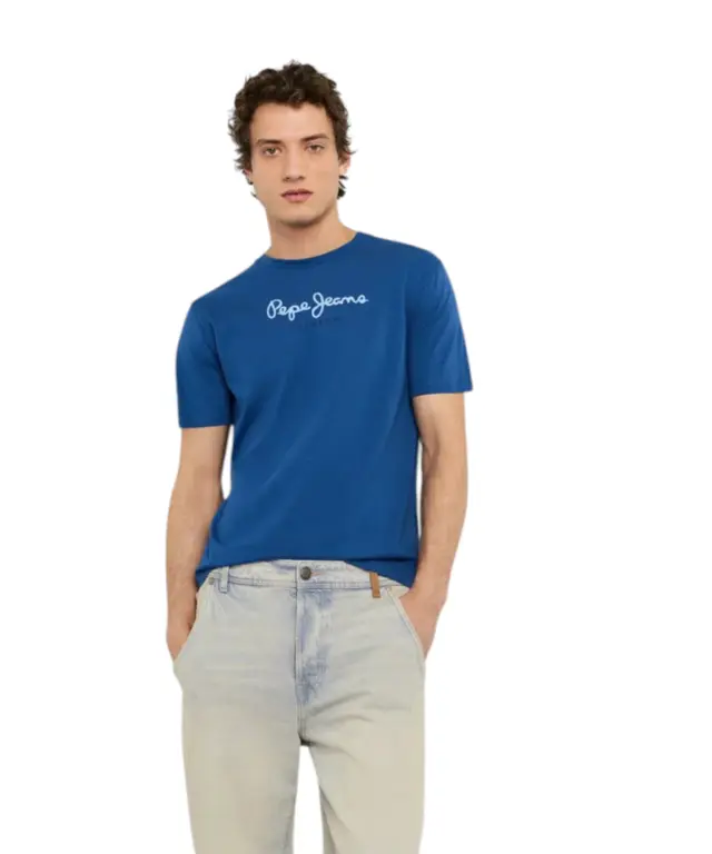 Pepe Jeans - Ανδρικό T-shirt Eggo N PM5010178-591 Μπλε