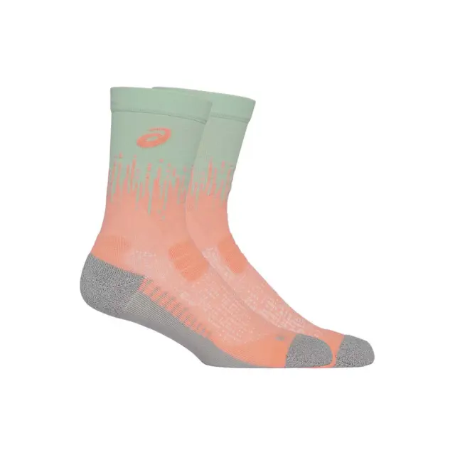 Asics Adult Performance Run 1 Pair Crew Socks Πράσινο 3013A977-800 (Asics) - Medium