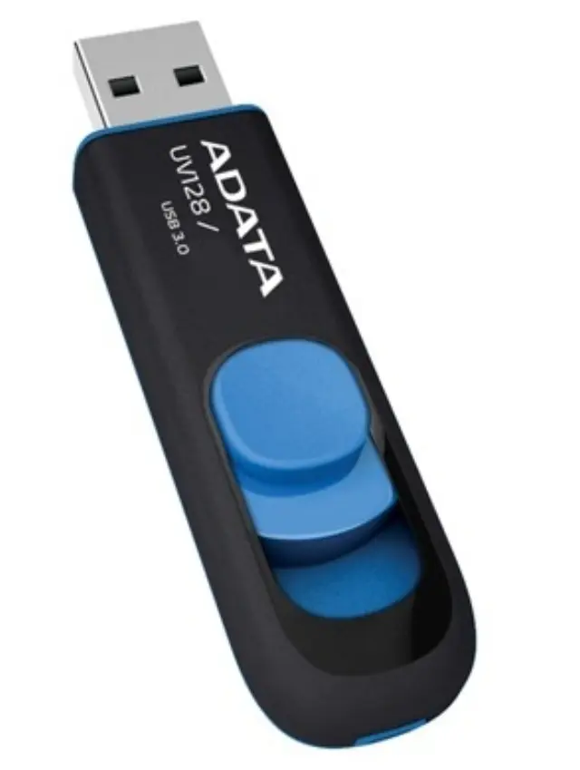 ADATA DashDrive UV128 32GB USB flash drive USB Type-A 3.2 Gen 1 (3.1 Gen 1) Black - Blue