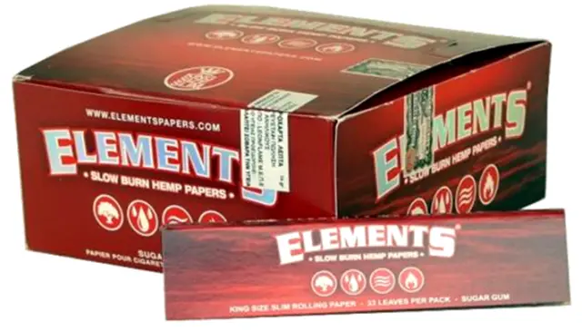 Elements Χαρτάκια - Hemp - King Size Slim 50τεμ.