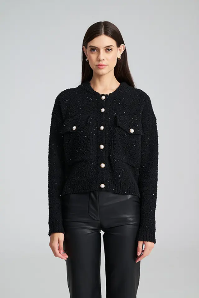Κομψή Ζακέτα με Πέρλες MOLLY CARDIGAN - XS