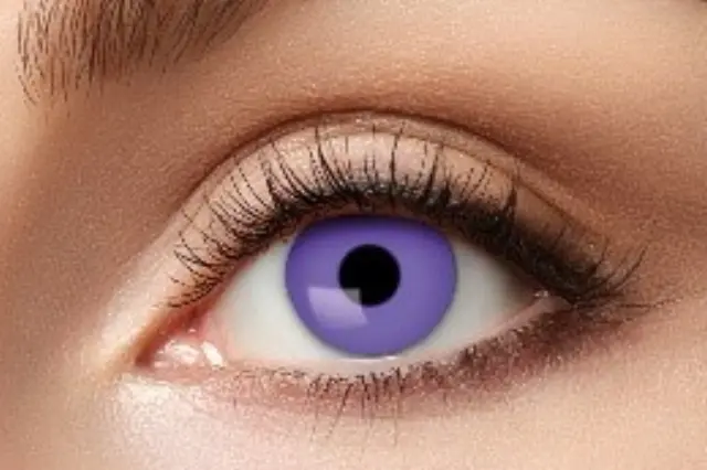 Αποκριάτικος Φακός Επαφής Purple (KM Toys) (AM-W08)