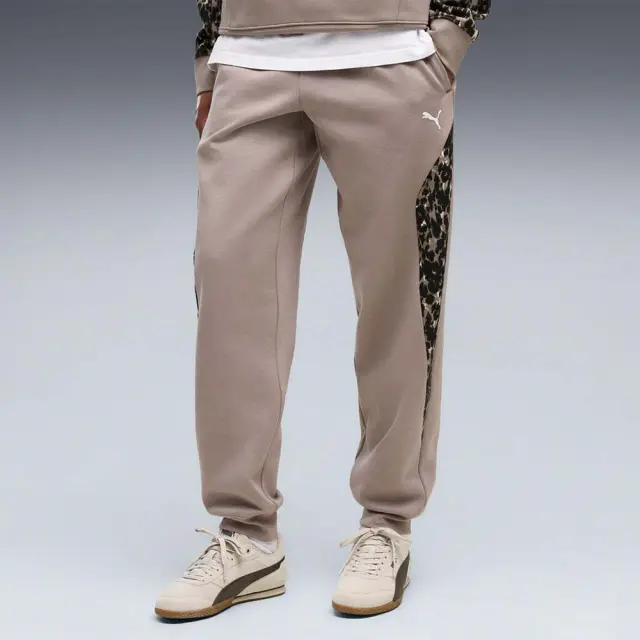 Puma Women's Sport Animal Comfort Fleece Sweatpants Μπεζ 637612-81 (Puma)