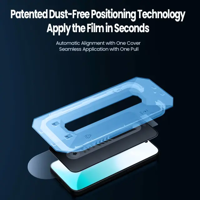 Nillkin Tempered Glass 0.25mm Guardian 2.5D for Apple iPhone 17 Pro Black (with applicator) 2