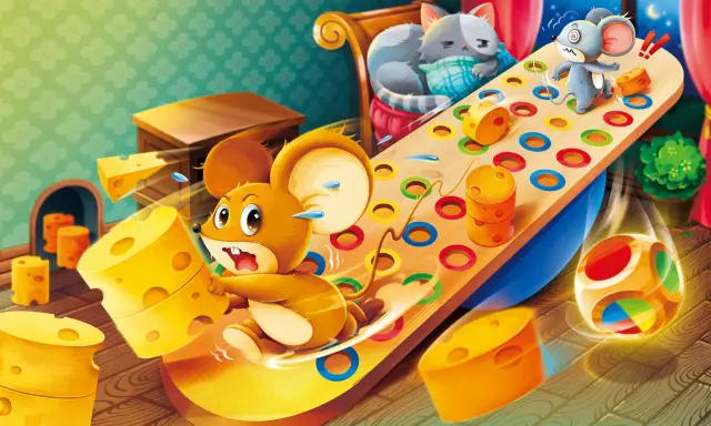 Hape Early Explorer Ξύλινο Balance Don't Wake Up The Cat 2