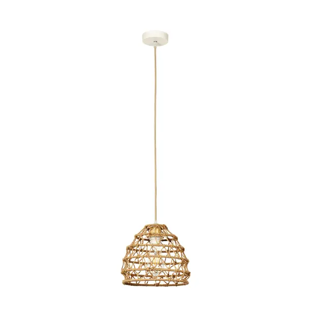 InLight Κρεμαστό Φωτιστικό από σχοινί 1xE27 D:25cm (4047-B)