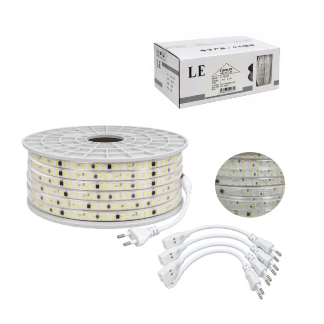 Φωτοσωλήνας LED 2835 240 LED/m 100m Λευκό Φως 220V 11mm - LED Rope Light 2835 240 LED/m 100m White Light 220V 11mm 0138088