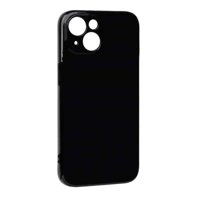 OBAL:ME Glossy Cover for Apple iPhone 15 Black 3