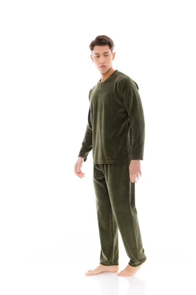 WN-M202 - Oil Green - PYJAMA VELVET PC 3