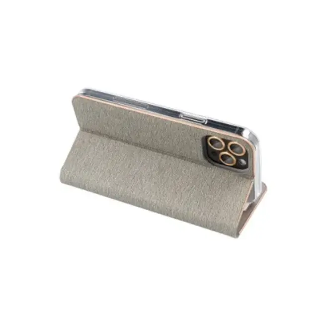 Θήκη LUNA Book Gold for iPhone 13 PRO silver 3
