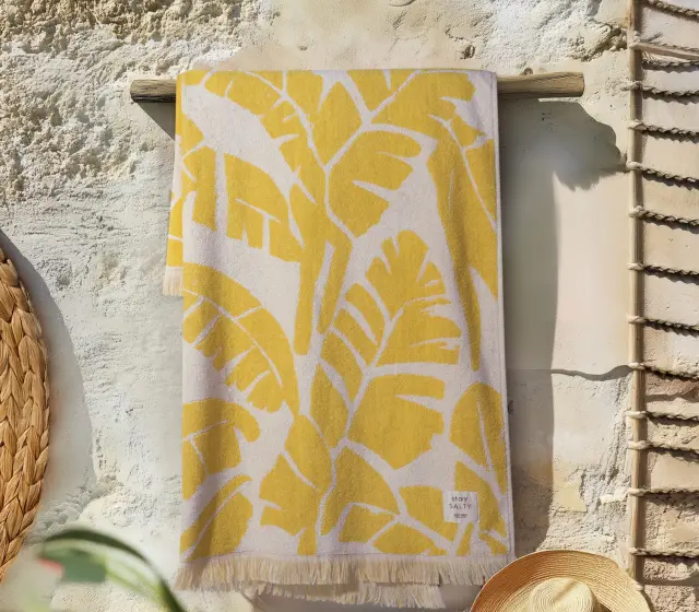 ΠΕΤΣΕΤΑ ΘΑΛΑΣΣΗΣ AMALFI 90X170 NEF-NEF HOMEWARE YELLOW