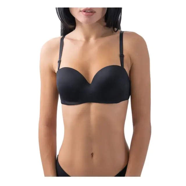 FMS Γυναικείο Σουτιέν Strapless Butterfly, Χρώμα Μαύρο