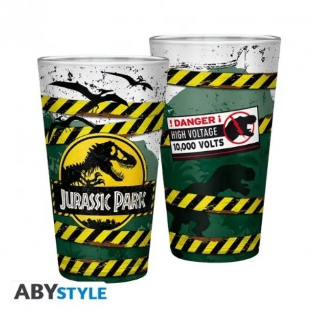 Ποτήρι Jurassic Park Danger High Voltage Glass 400 ml