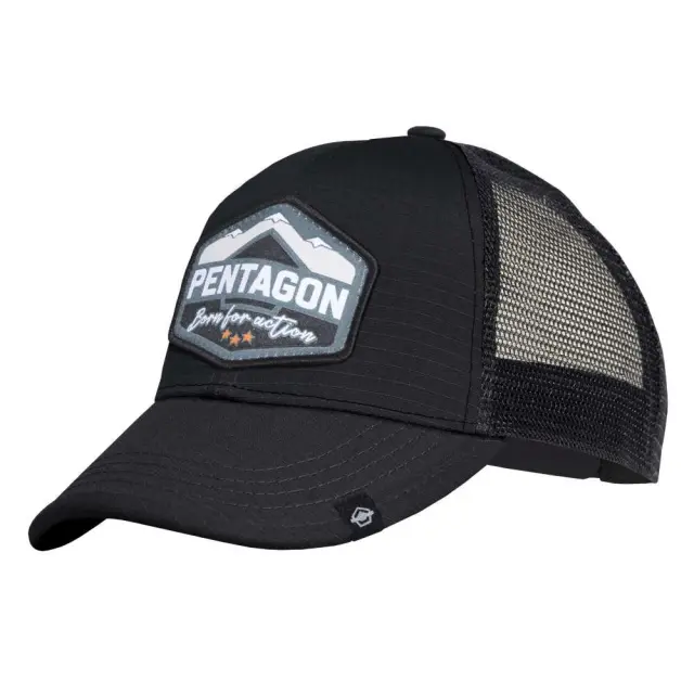 Pentagon Era Cap "Born For Action"-Καπέλο/Τζόκεϋ - 01-Black-Μαύρο