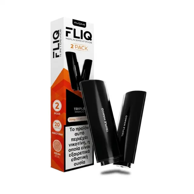AVOMI FLIQ Triple Mango Prefilled Pod 2ml 20mg (2τμχ)