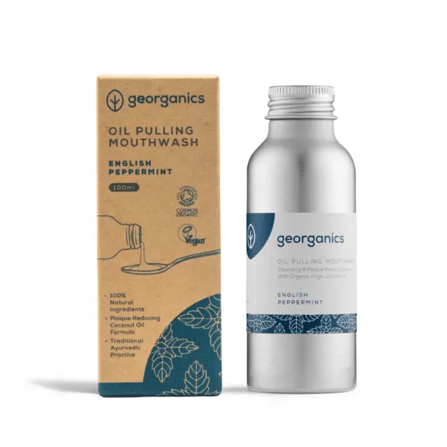 Georganics Στοματικό Διάλυμα για την Ουλίτιδα & κατά της Πλάκας 100ml 3