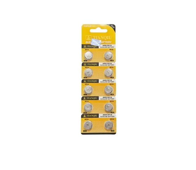 Αλκαλικές μπαταρίες - AG8/391A - 1.5V - 10pcs - 681088