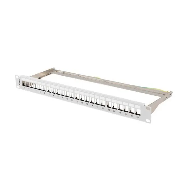 Lanberg Patch Panel 24port Keystone Gray (PPKS-0924-S)