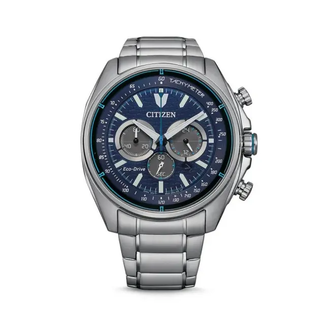 Citizen Eco Drive, Men's Chronograph Watch, Silver Stainless Steel Bracelet CA4560-81L