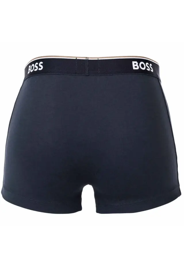 Hugo Boss - Ανδρικά Μποξεράκια Power Bodywear 3Pack 50475274-480 Μπλε Σκούρο 2
