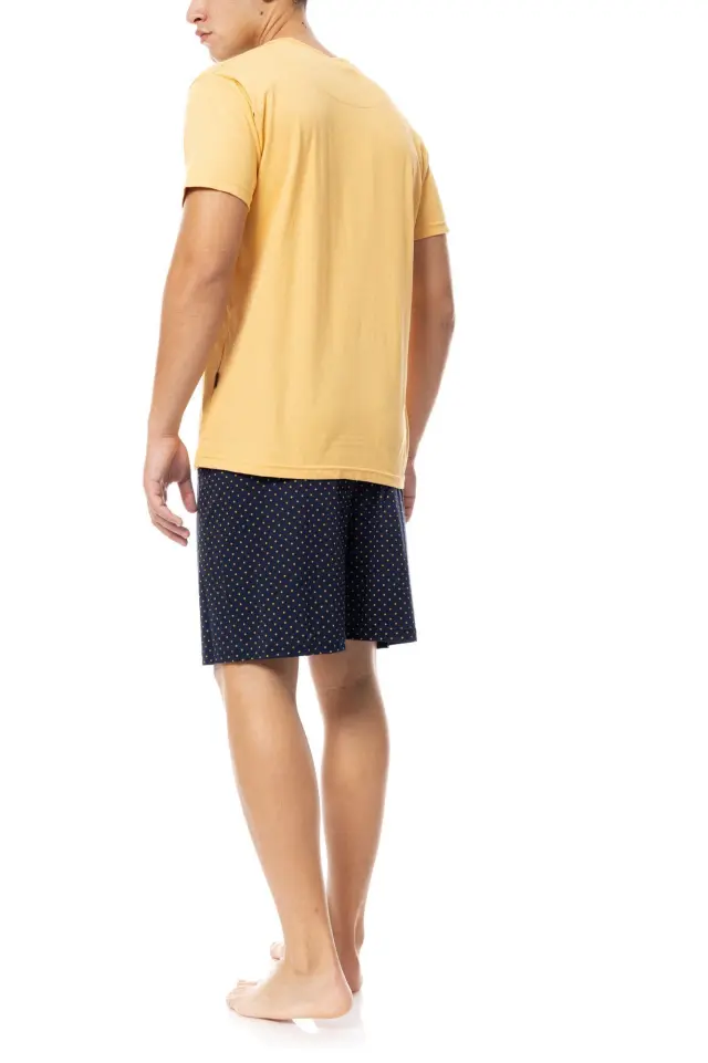 S-M551 - Yacht Blue - PYJAMA YELLOW DOT 3