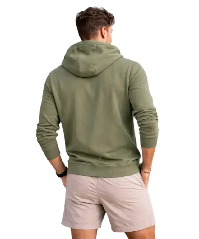 Accademia Militare - Ανδρική Μπλούζα Φούτερ Με Κουκούλα S6S669-5731-058 Λαδί 2