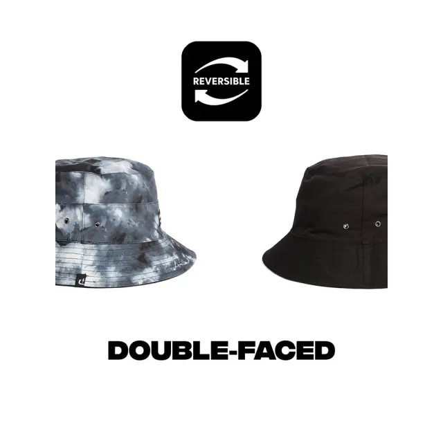 Emerson Unisex Bucket Hat (241.EU01.68-PR439 TIE DYE) - Γκρί - One Size 2