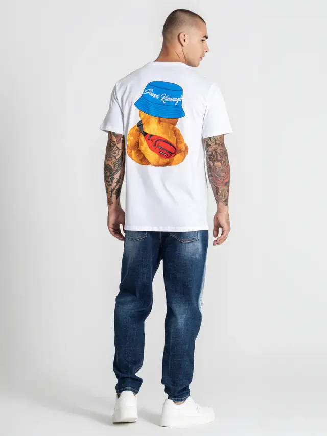 Gianni Kavanagh Ανδρικό BEAR T-Shirt – White - S