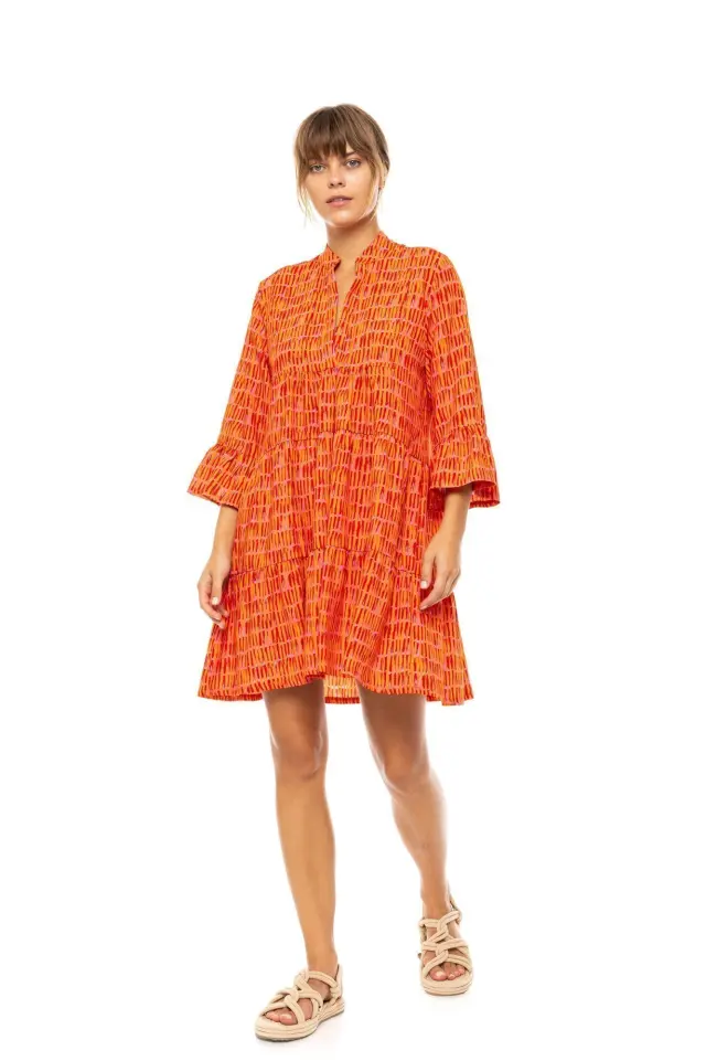 Beachwear Sorbet B620 Orange Pink Label